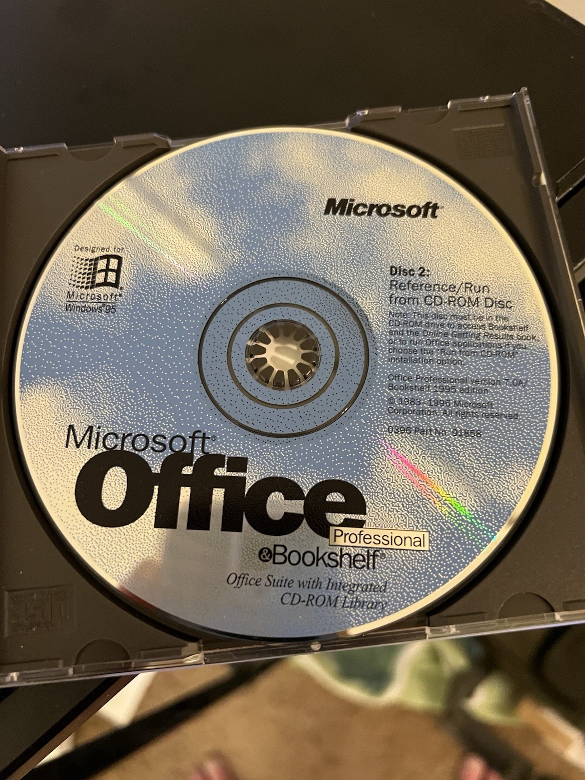 Microsoft Office Professional & Bookshelf Windows 95 & Publisher Complete W Keys