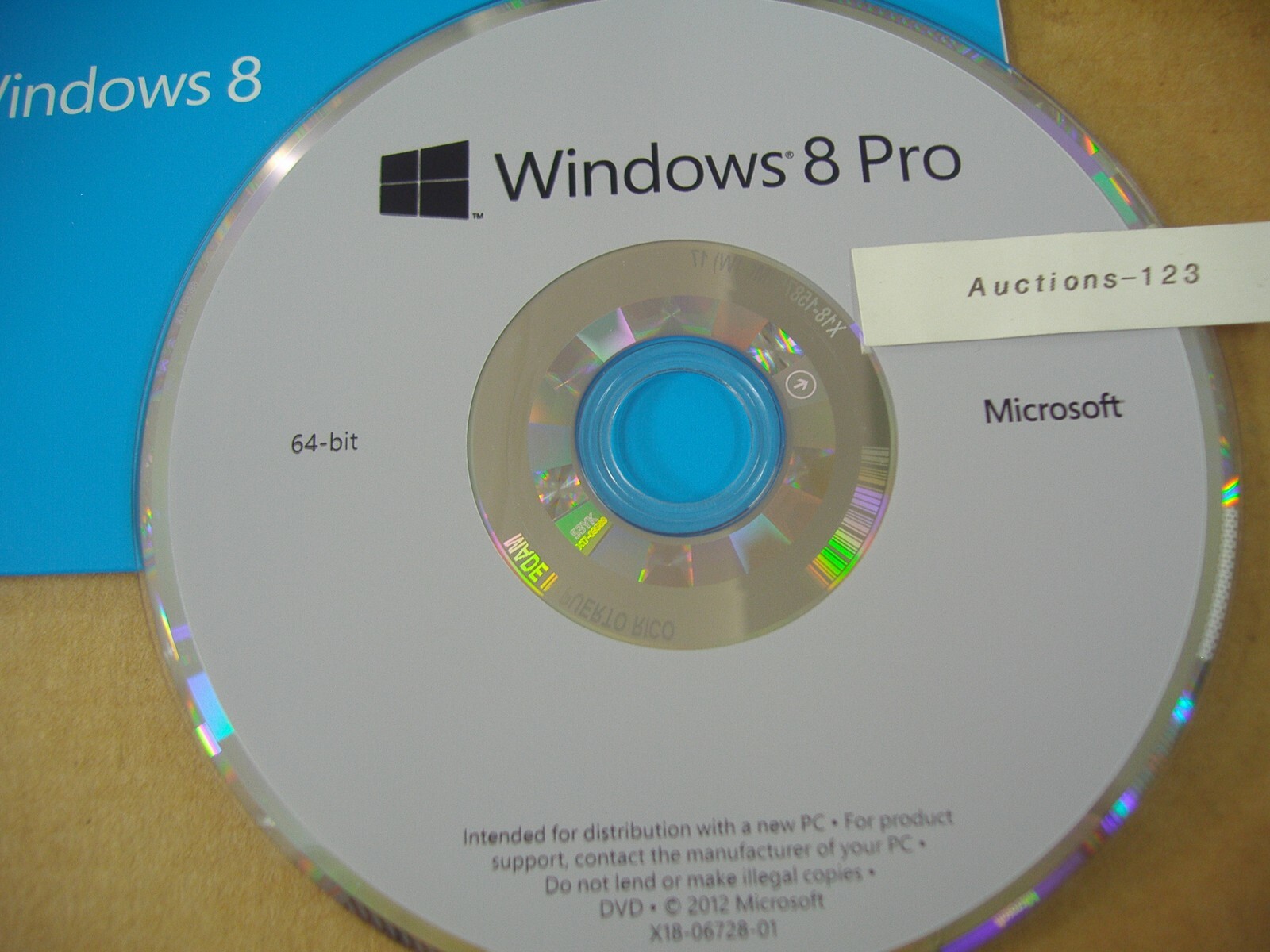 Microsoft Windows 8 Pro 64 bit x64 64 Bit DVD Full English MS WIN 8 =NEW=