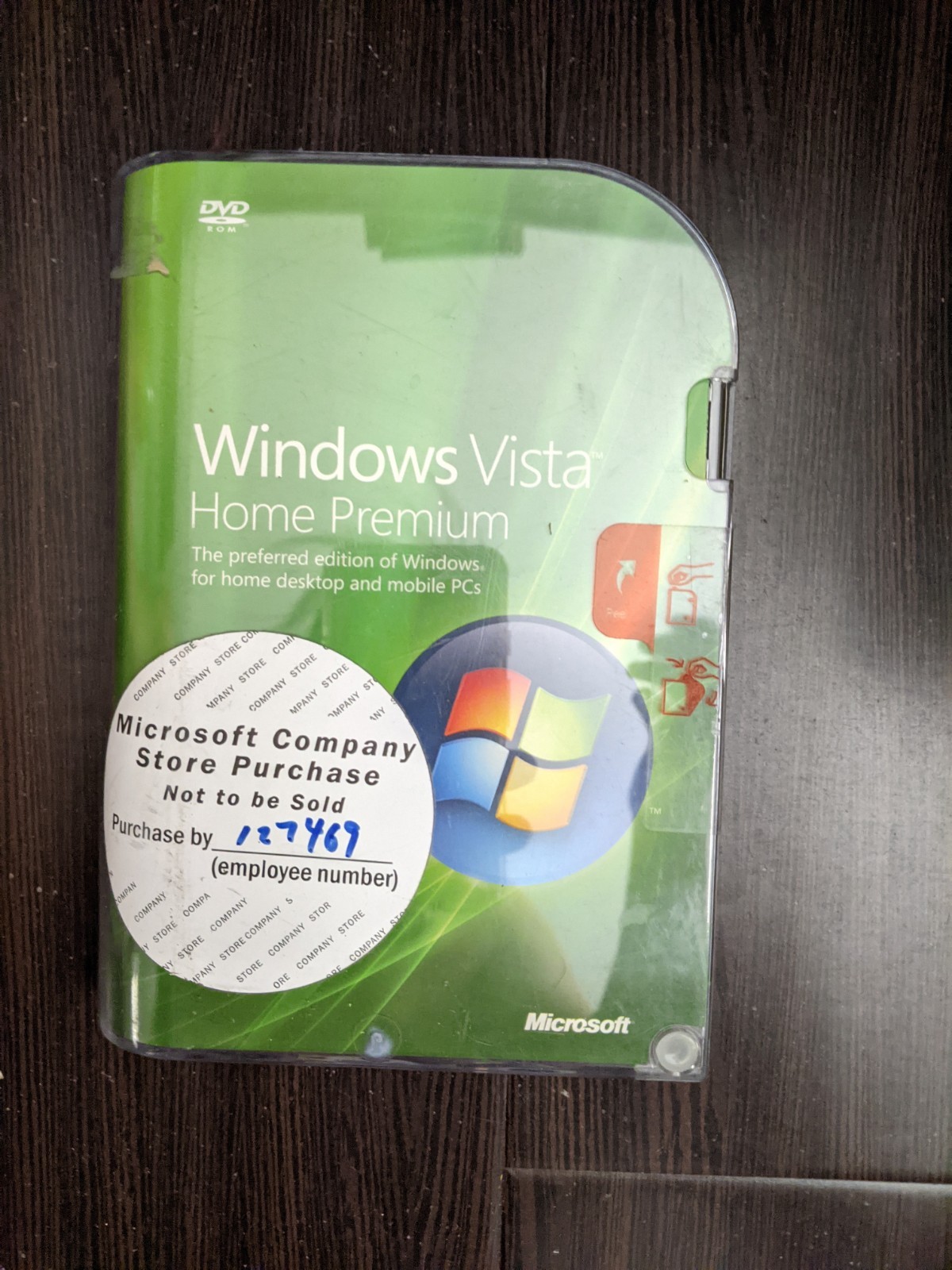 Microsoft Windows Vista Home Premium w/SP1, SKU 66I-02387, Sealed Retail Package