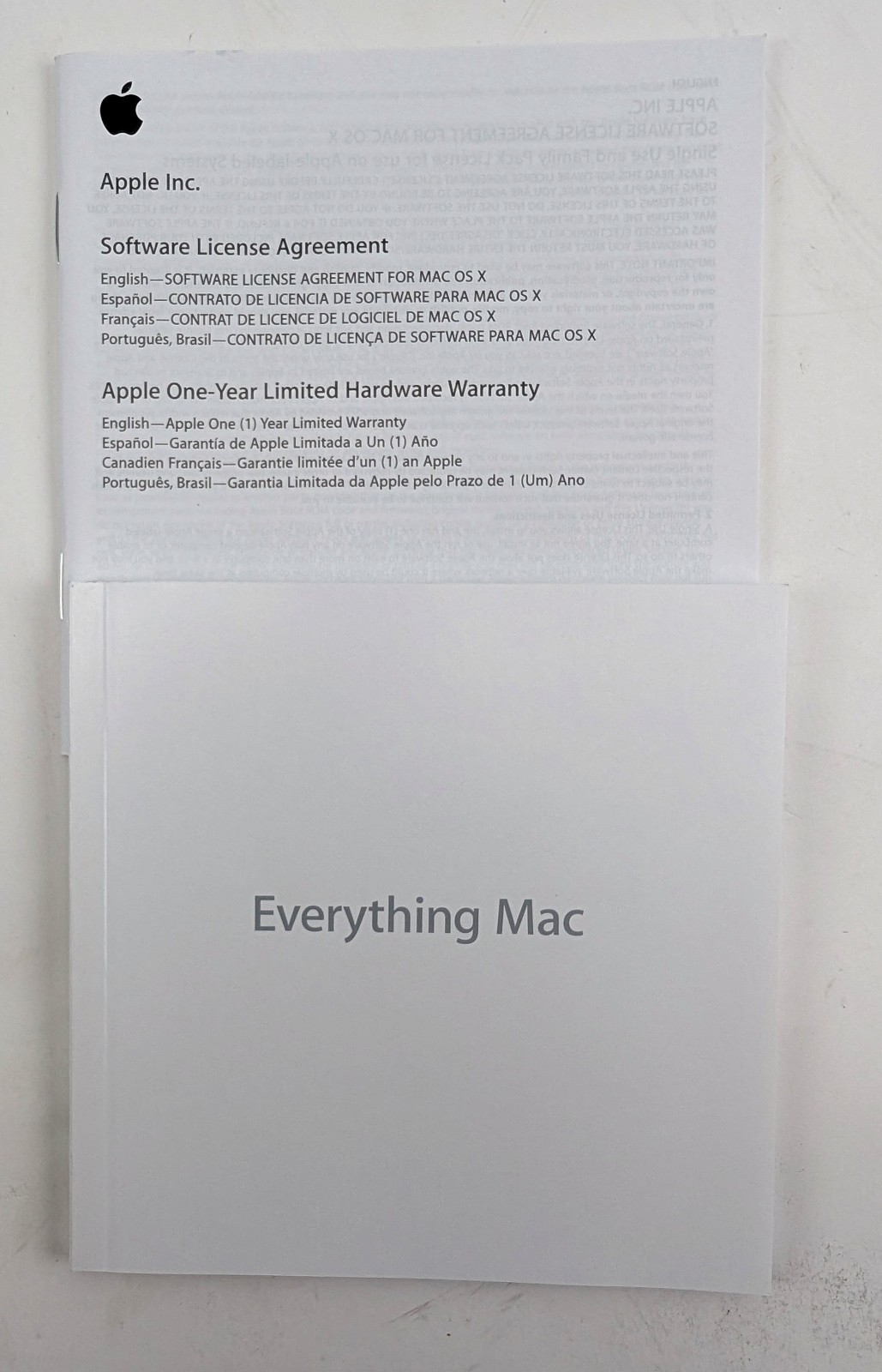 IMac OS X & Application Install DVD Leopard OS Version 10.5.2 Decals And Book