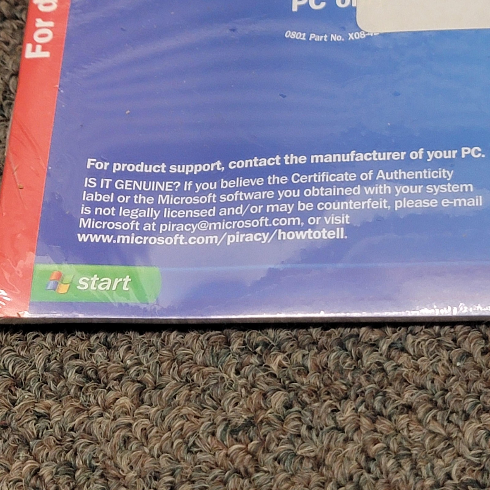 Vintage 2002 Microsoft Windows XP Professional Reinstallation CD Dell OEM SP1a