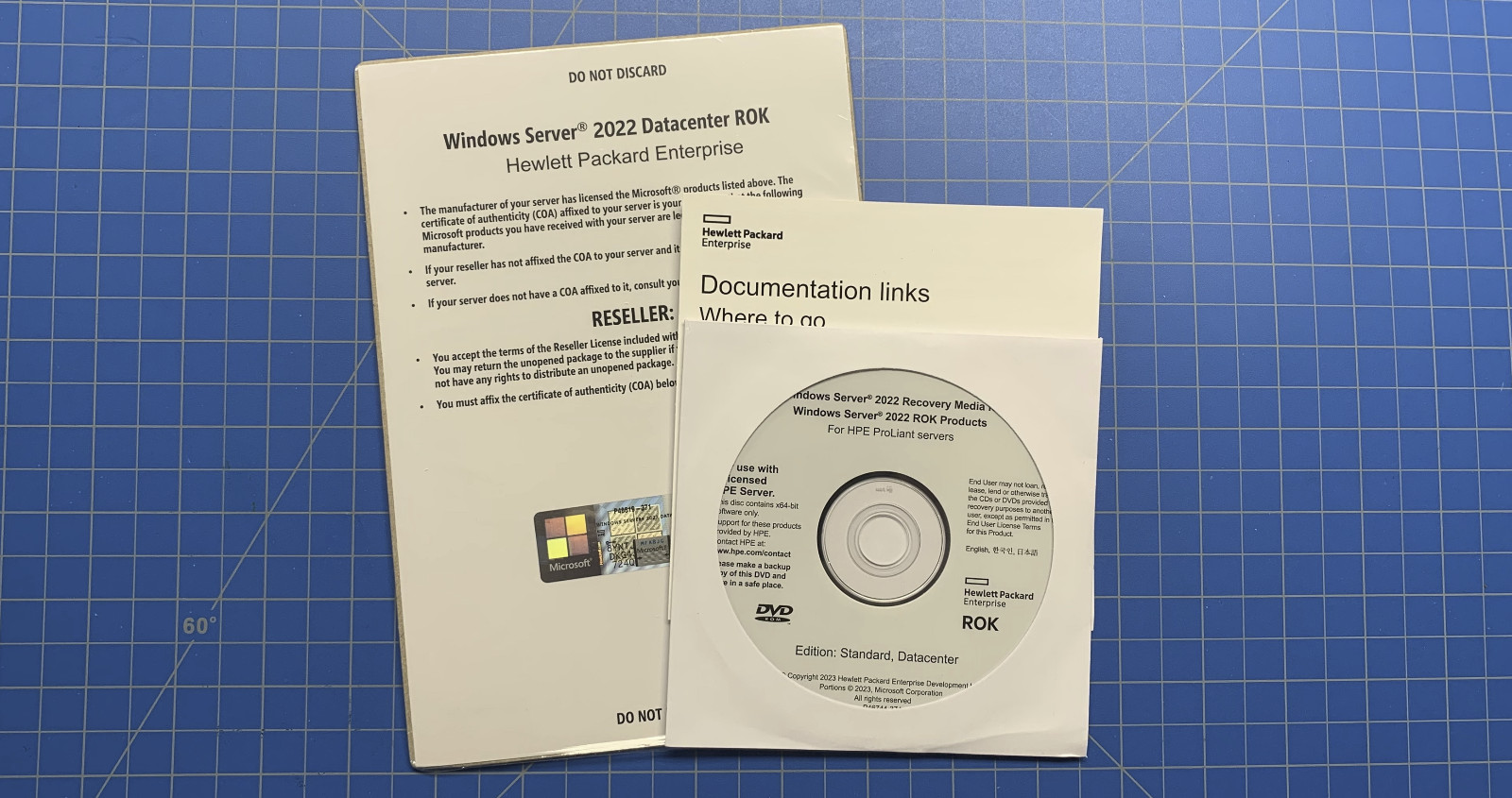 HPE HP Windows Server 2022 DataCenter Edition 16 Cores Unlimited VM Genuine