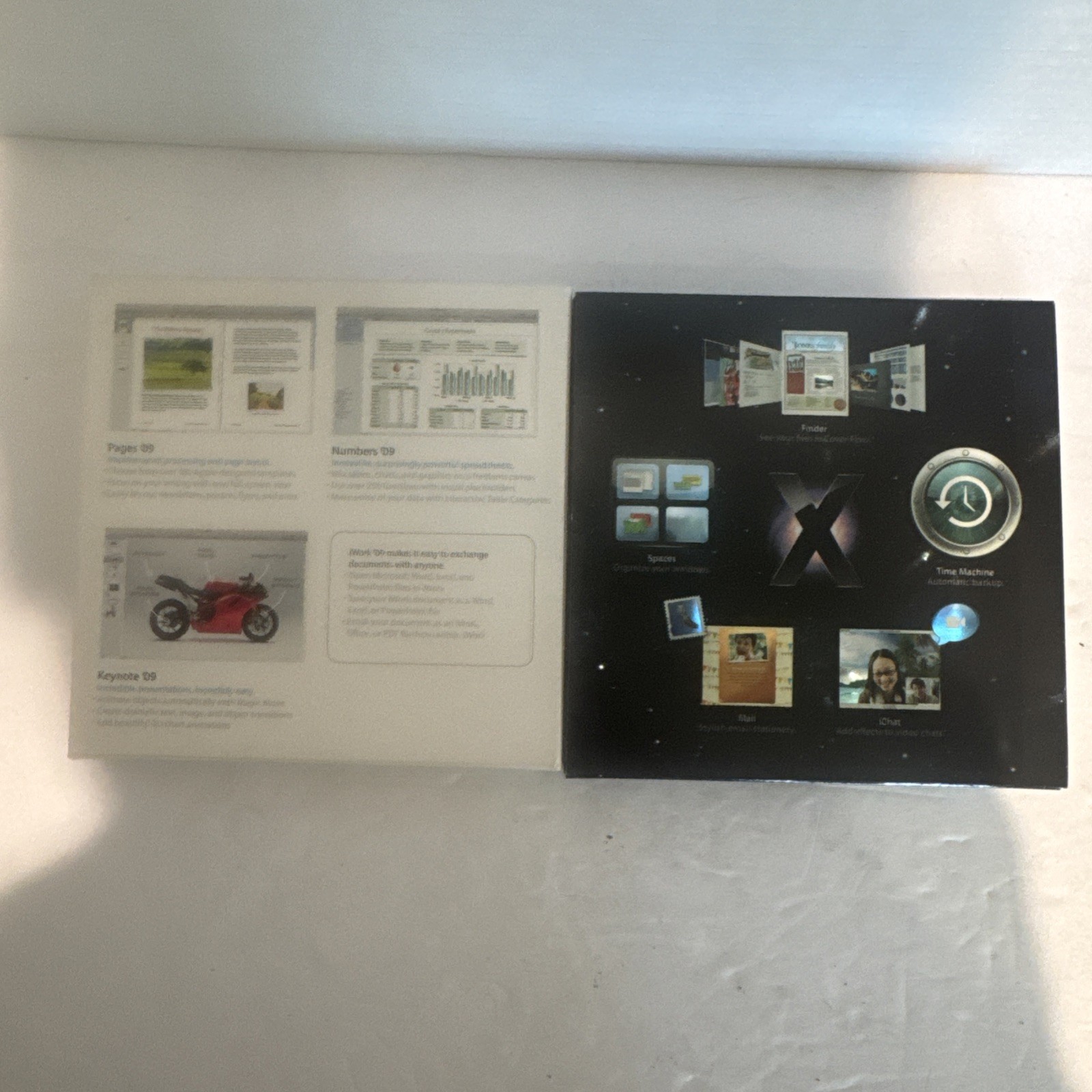 Apple Mac OS X Version V10.5 2007 Leopard & 2009 IWork V9.0