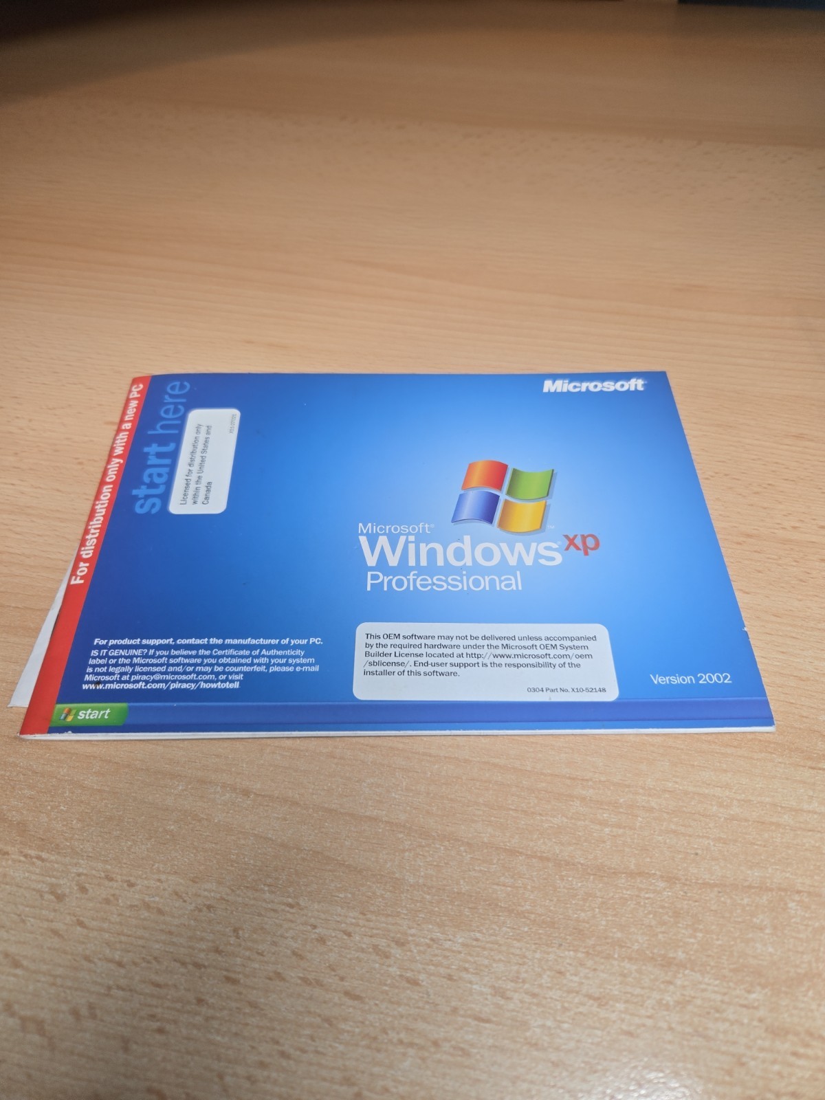 Microsoft Windows XP Professional SP2 – Upgrade WITH WINDOWS KEY