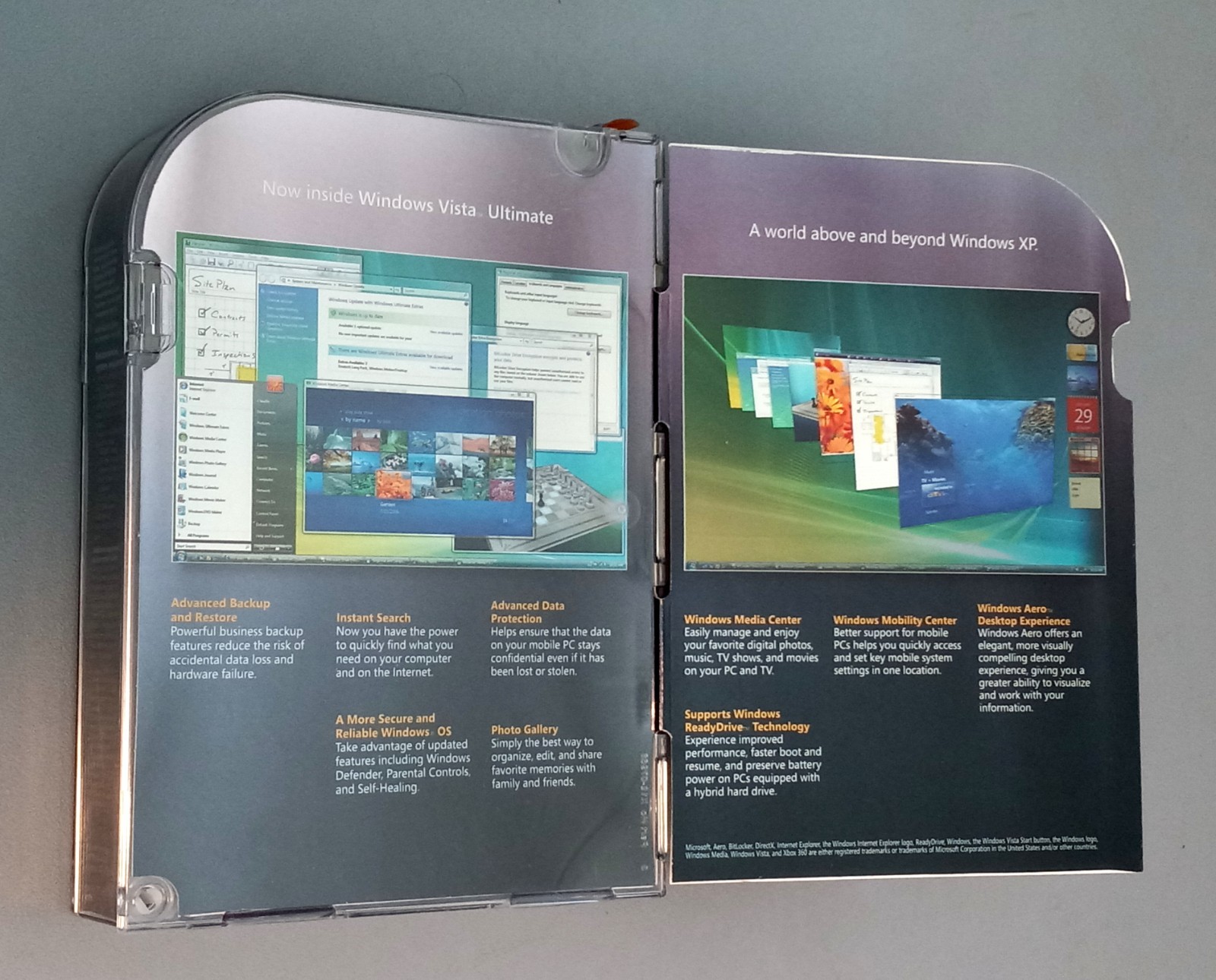 MS Windows Vista Ultimate Upgrade 32 & 64 Bit Genuine 2-Discs with Key