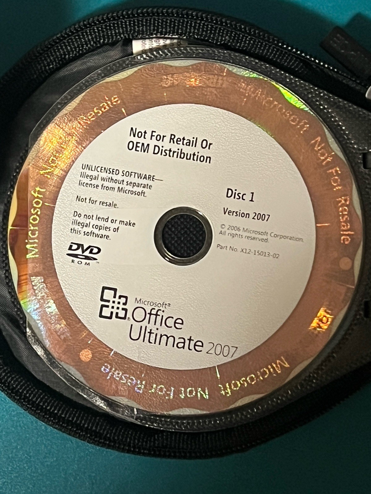 Microsoft Office Ultimate 2007 OEM DVD Set Disc 1 & 2 – No Product Key