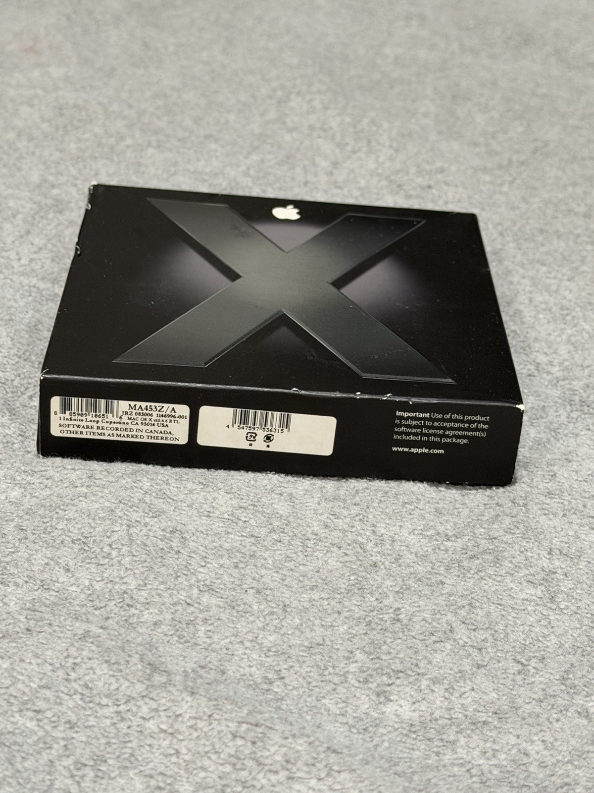 Apple Mac OS X Tiger MA453Z-A V10.4 Operating System Computer Software