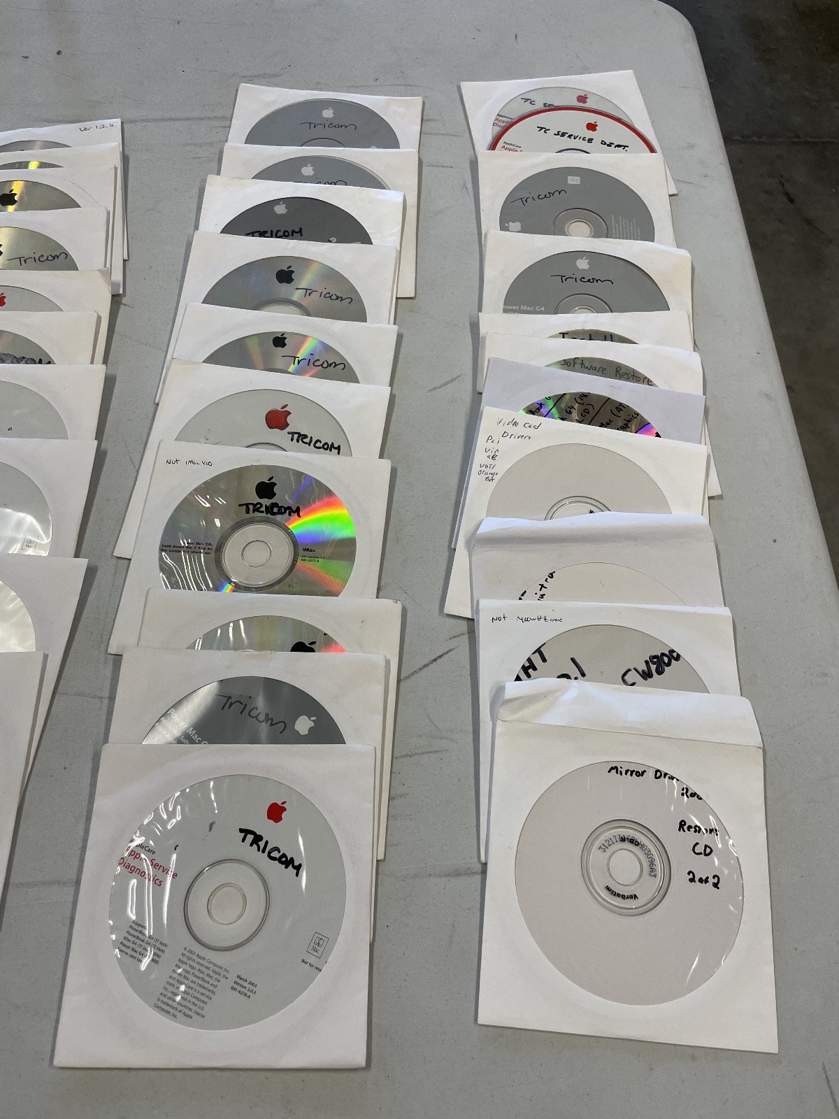 Vintage lot of 60+ Apple Hardware Test, Diagnostic, OS Restoration, Custom Disc