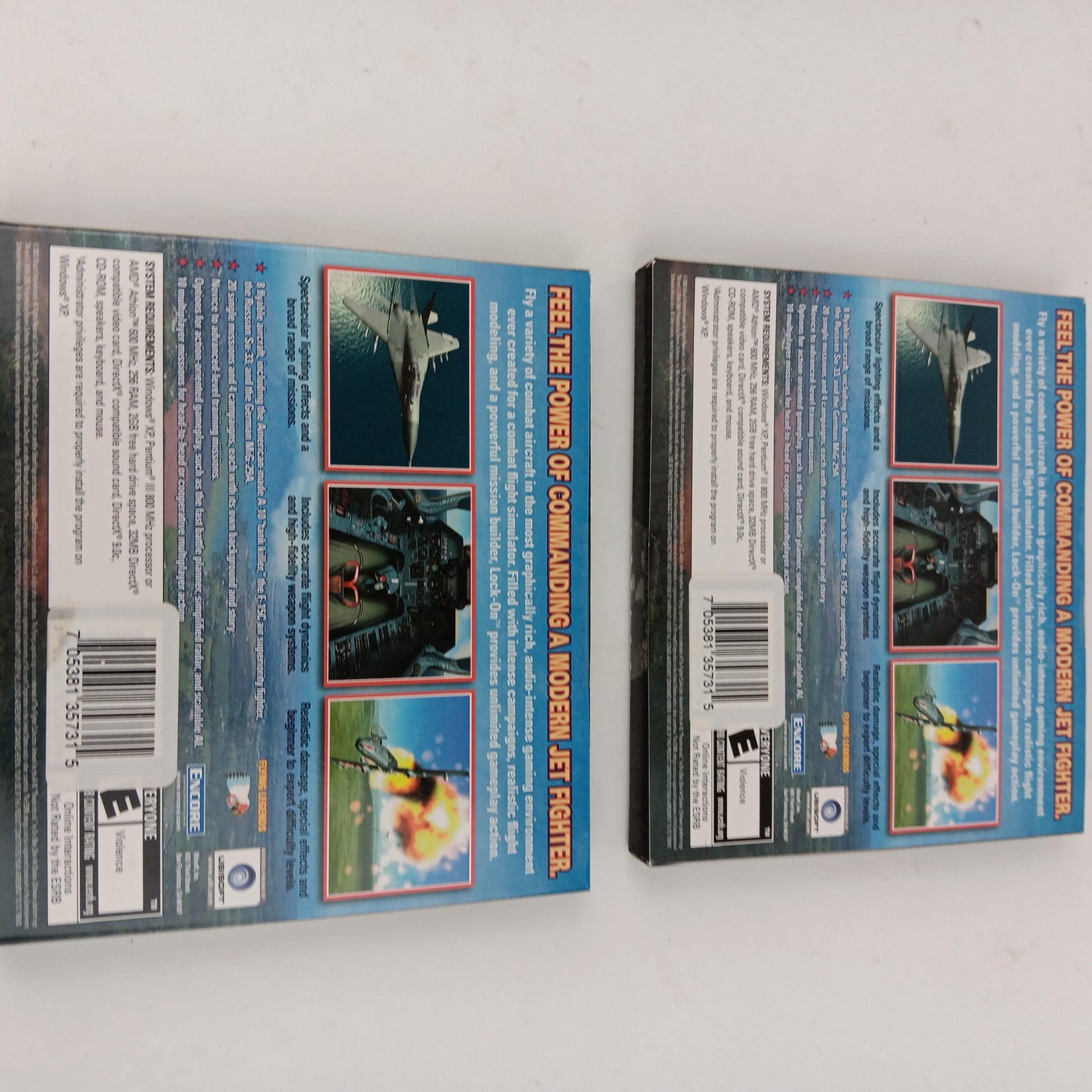 Vintage Lock On Modern Air Combat PC Game Ubisoft CD-ROM Complete Windows XP Jet