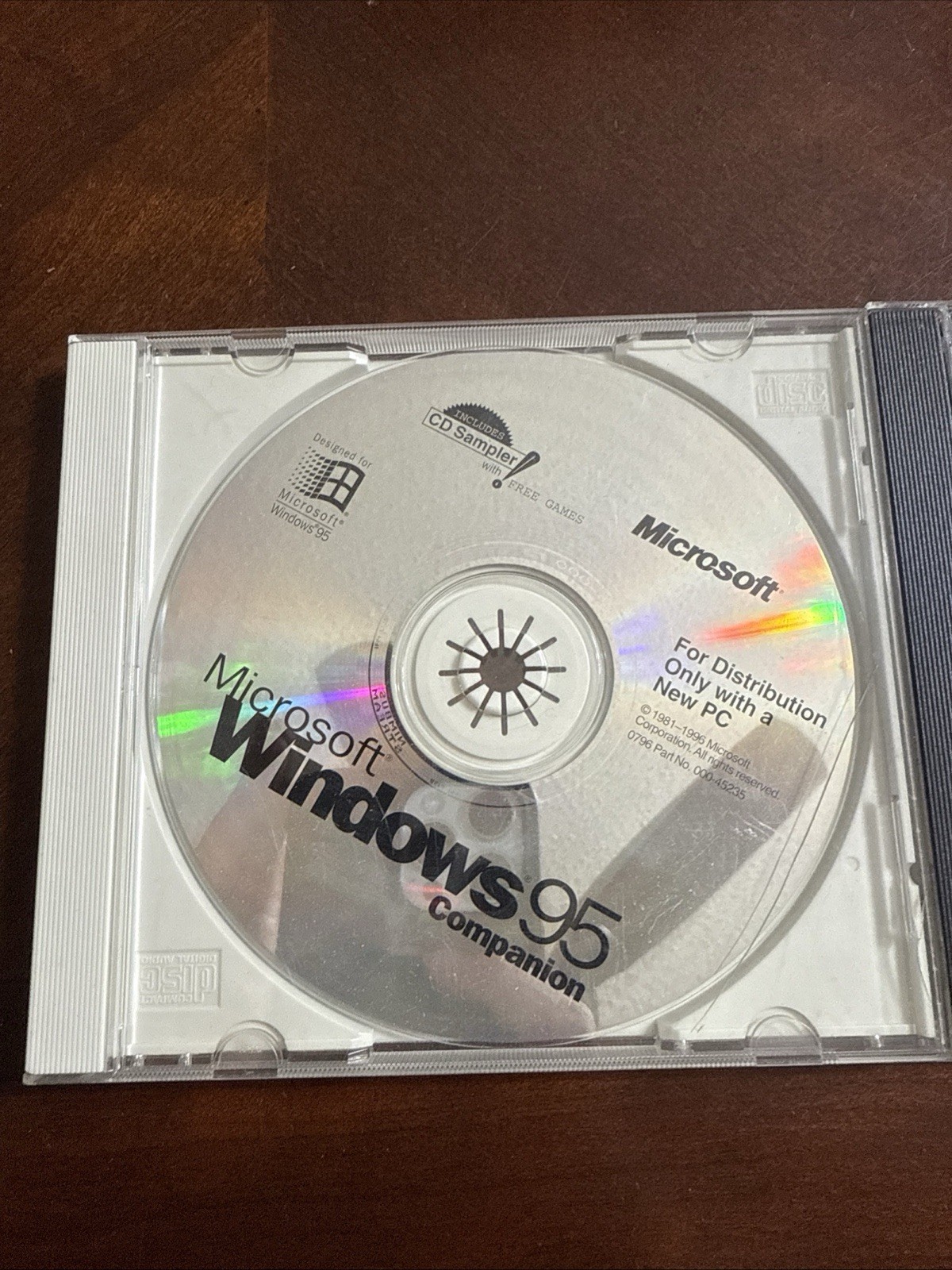 Vintage Microsoft Windows 95 Companion & Windows NT SP4 CD Lot 1990s OEM