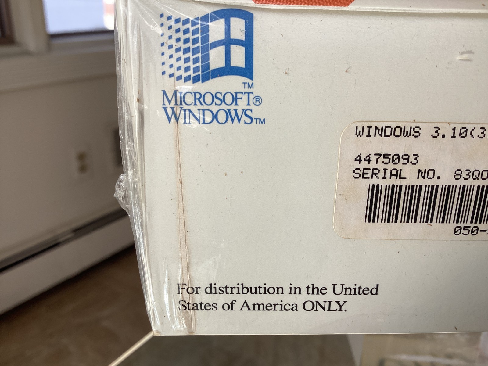 SEALED VINTAGE 1992 Microsoft Windows 3.1 BEST CONDITION ON EBAY | AS IS SALE