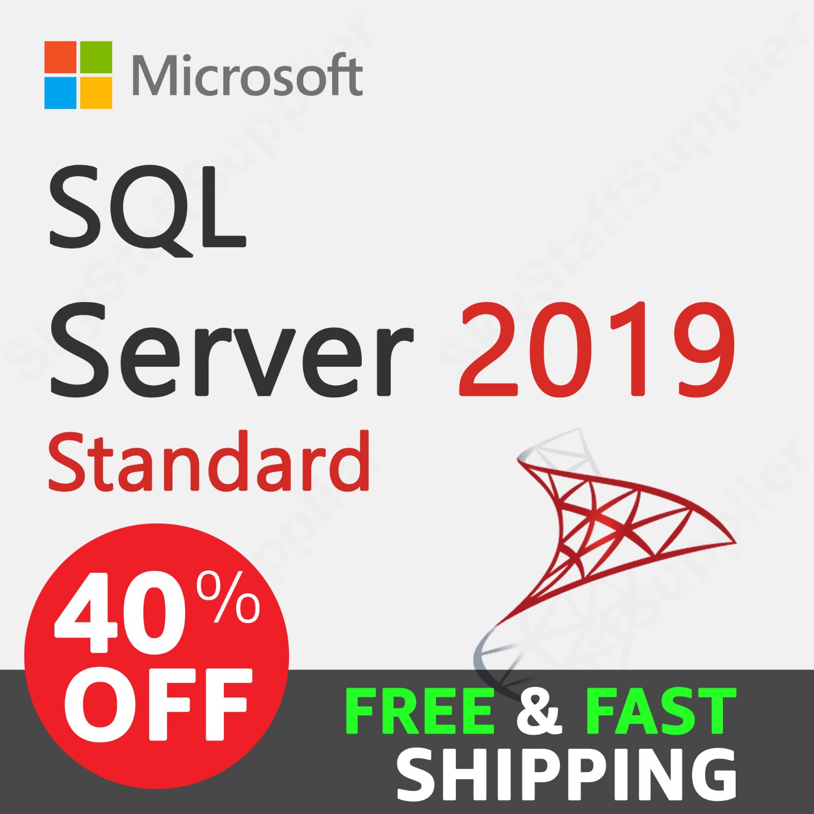 Microsoft SQL Server 2019 STANDARD 24 Cores License Key + 25 Access CALs