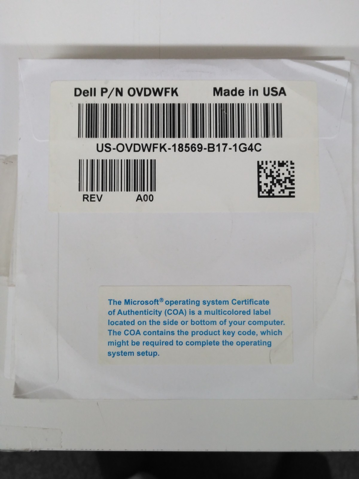 Dell Windows 7 Professional 32 Bit Reinstallation DVD Disc SEALED!