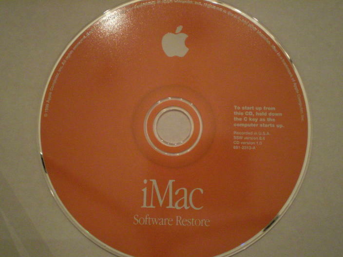 Apple Macintosh iMac (1999) Software Media Pack 602-3974-A – 7 CD’s