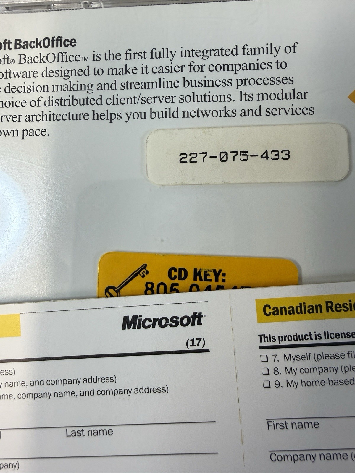 Microsoft Windows 95 NT Workstation 4.0 CD Full Version w Key Software