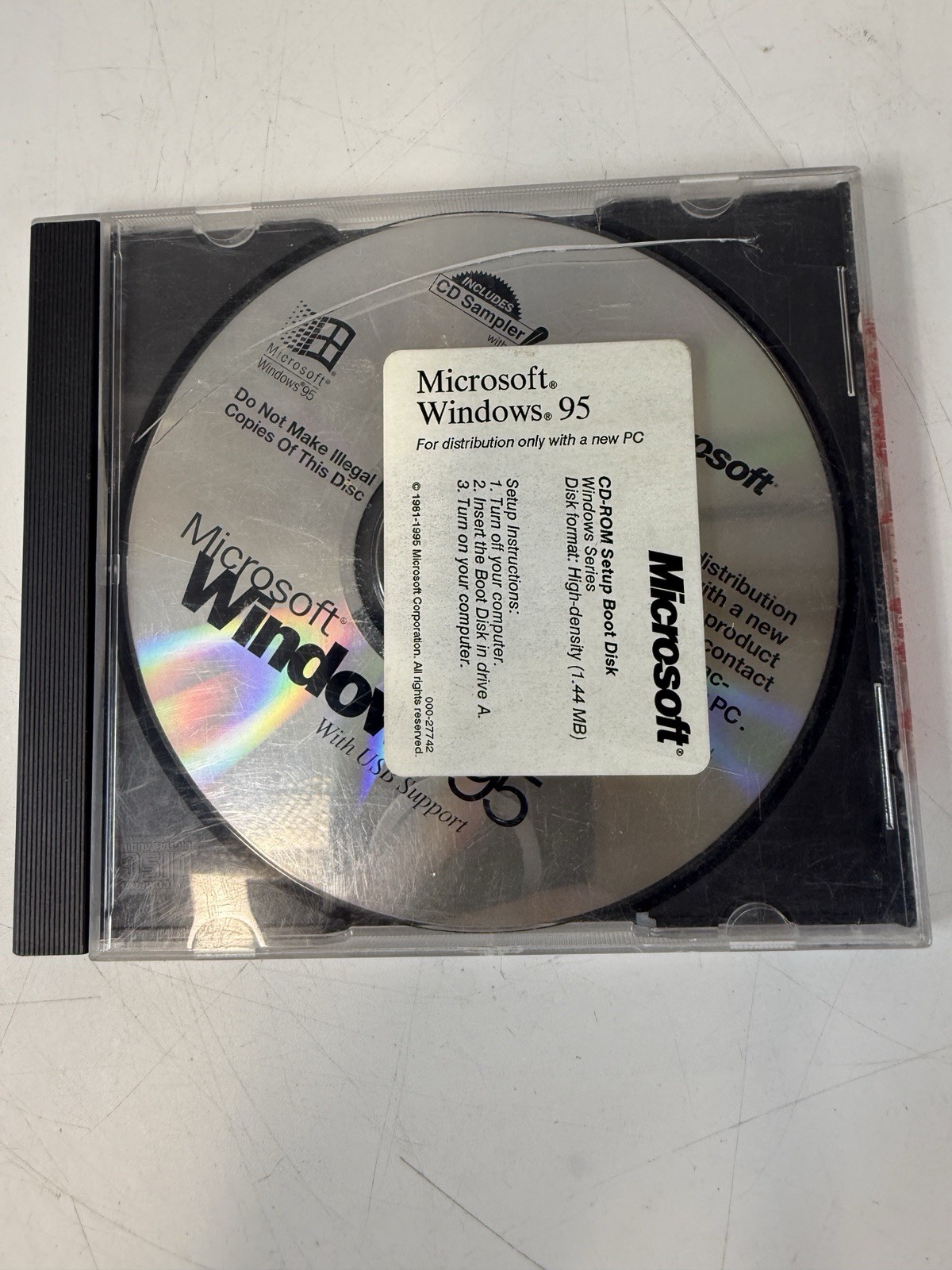Microsoft Windows 95 Companion CD With USB Support