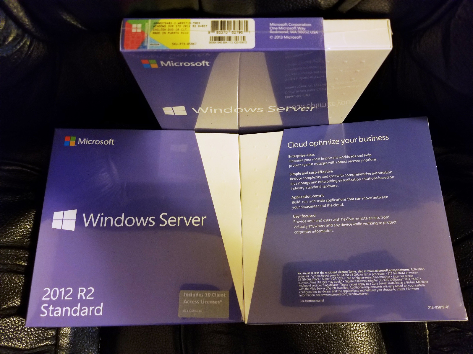 Microsoft Windows Server 2012 R2 Standard, SKU P73-05967, 64-Bit, Retail, 10 CAL