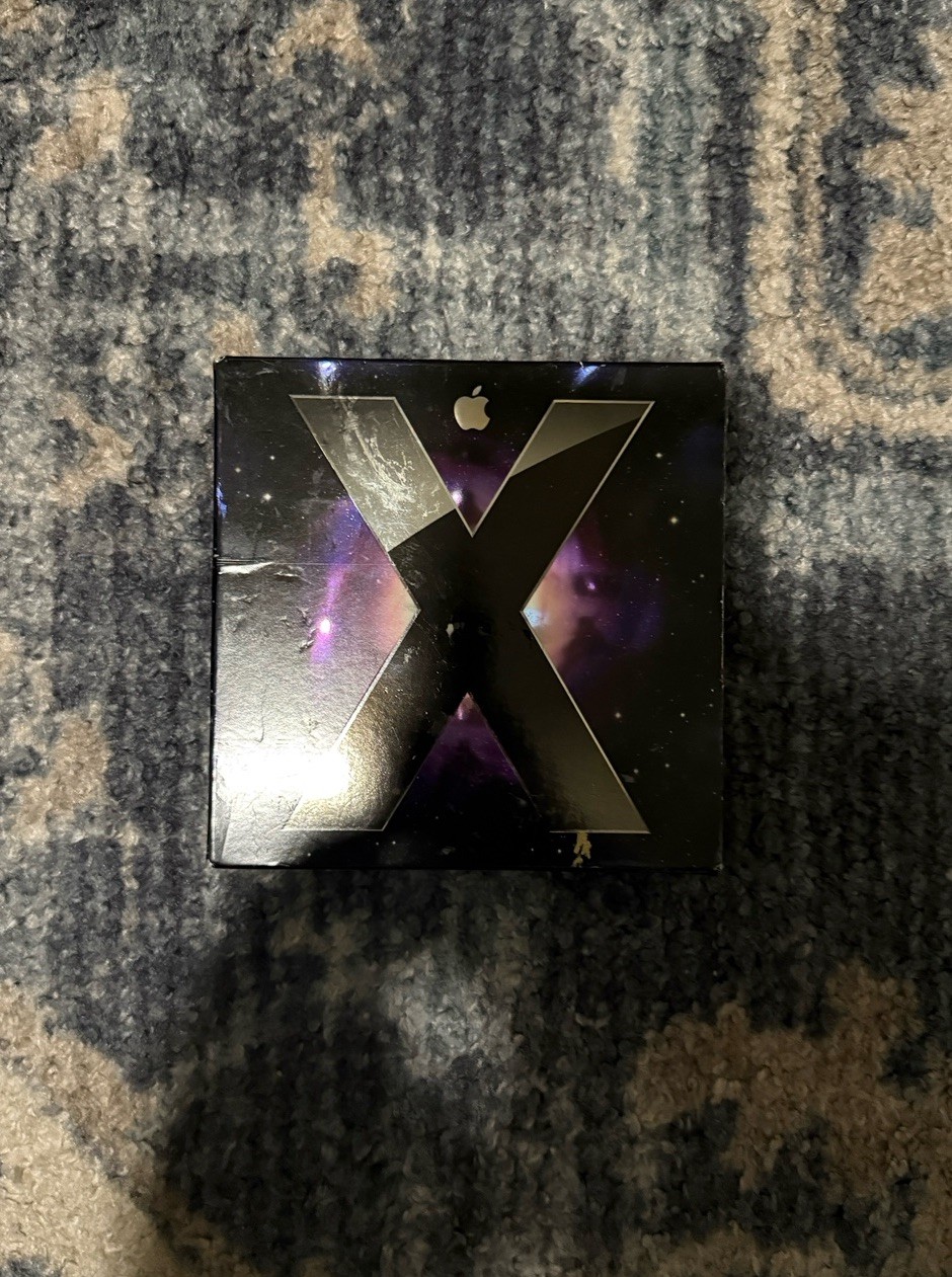 Apple Mac OS X Leopard 10.5 Retail Box wOriginal + Apple Replacement CD Untested