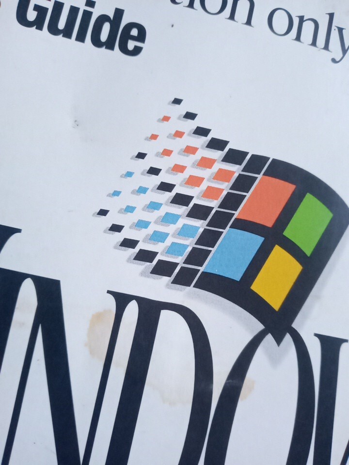 Early Vintage Microsoft Windows For Workgroups & MS-DOS Book Printed USA in 1994
