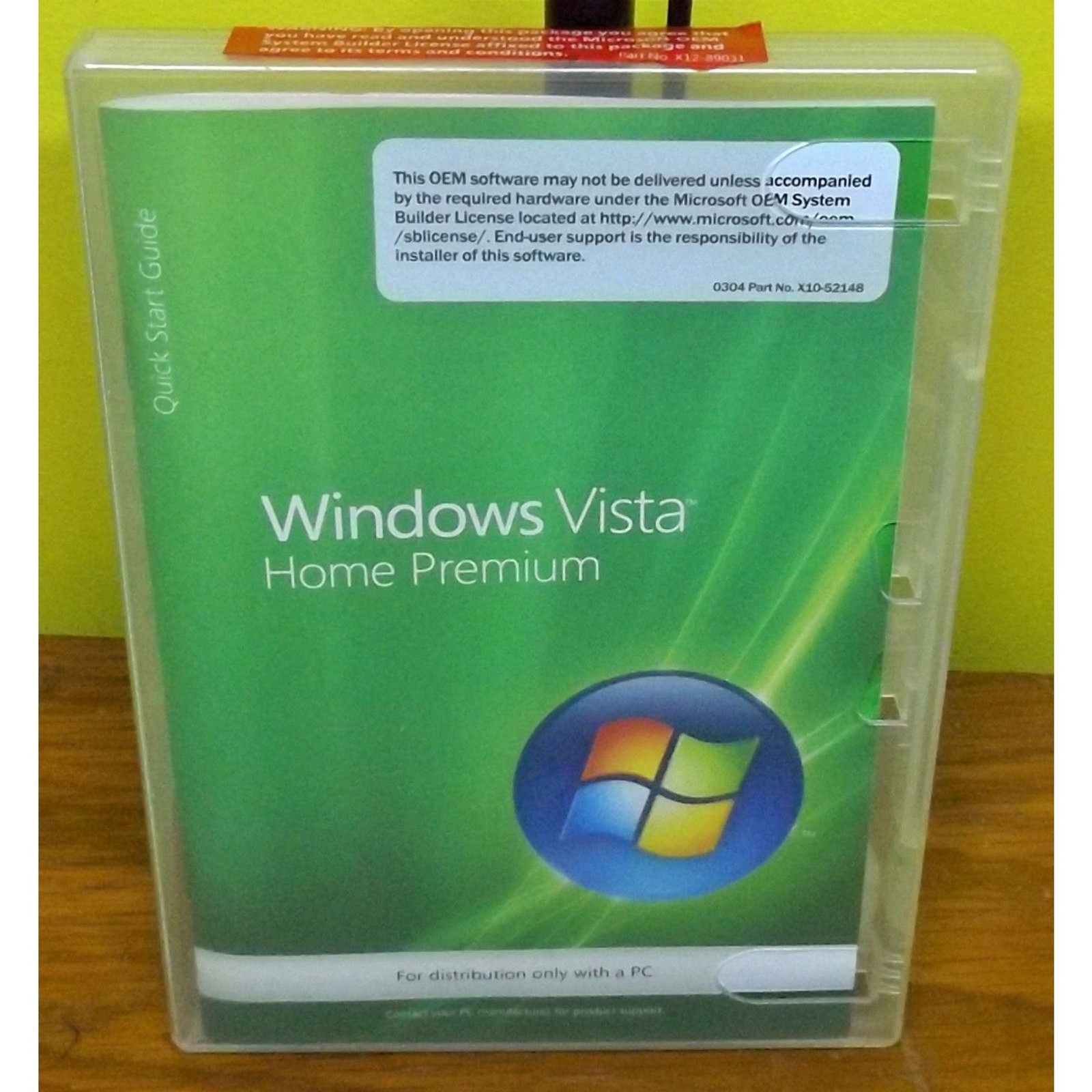Microsoft Windows Vista Home Premium OEM Builders Pack 32 Bit