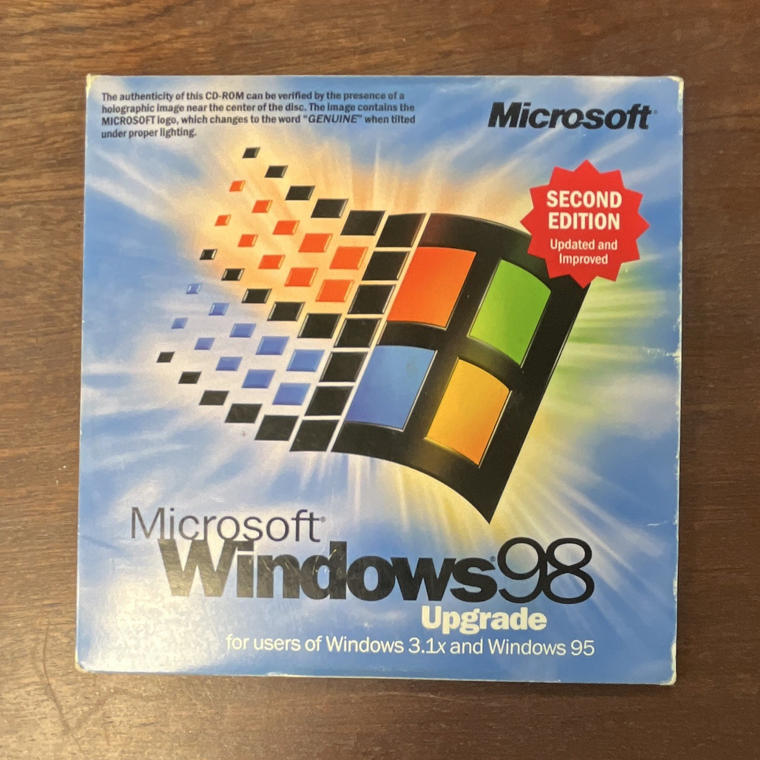 Microsoft Windows 98 Upgrade Second Edition CD English Standard License 1 Device