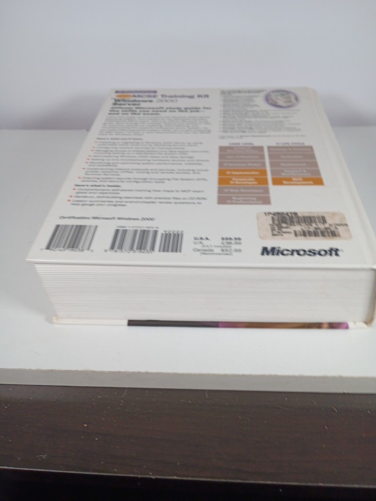 Self-Paced MCSE Training Kit Microsoft Windows 2000 Server (missing disc)