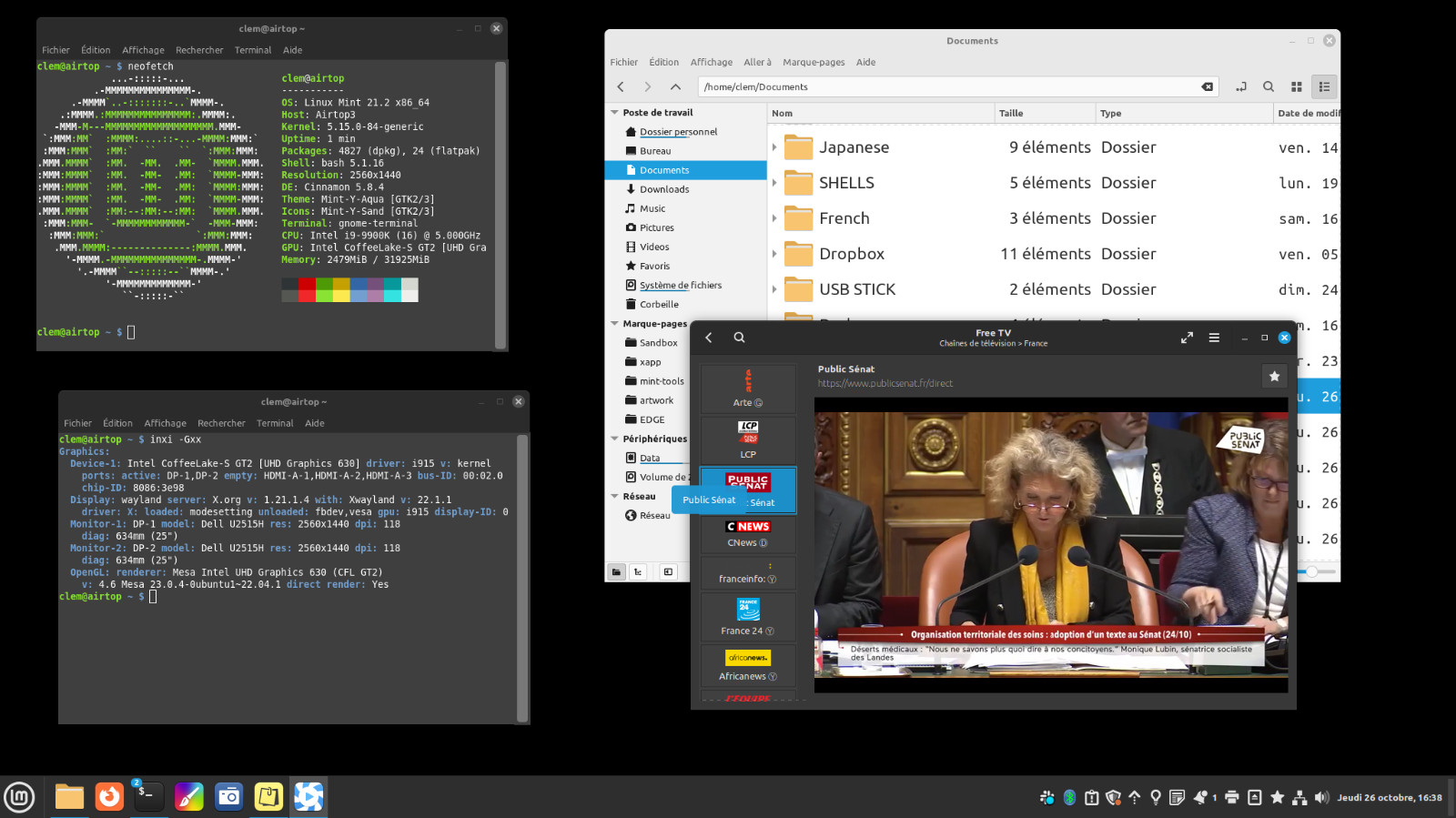 Linux Mint 21.3 Cinnamon 64bit Version DVD Or 16GB USB – USB TYPE-C