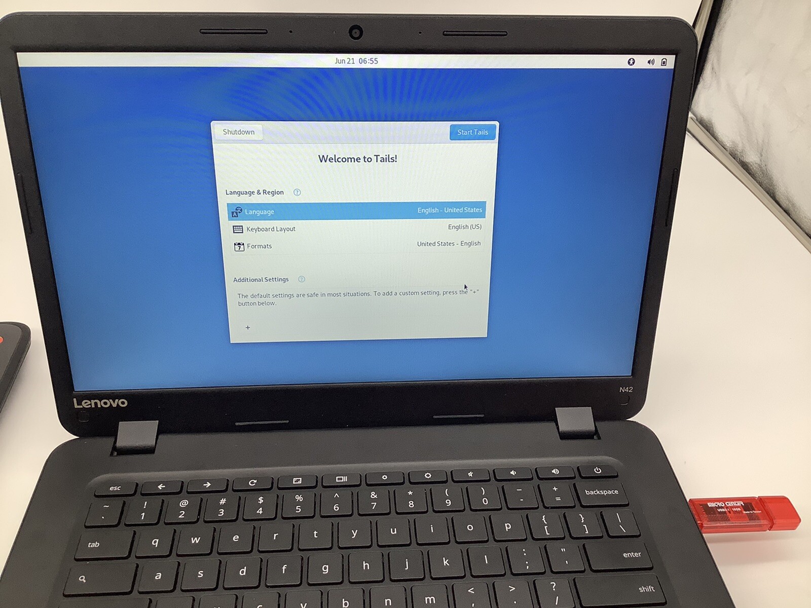 Tails 5.20 Live USB 3 Operating System: Tor Network, Anonymous Browsing, Privacy