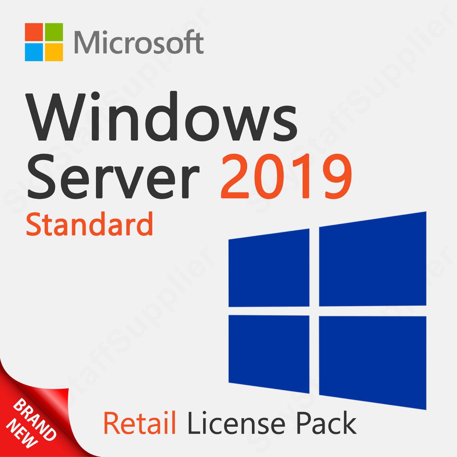 Windows Server 2019 STANDARD x64 24 CORE License Key + 10 CALs RETAIL PACK