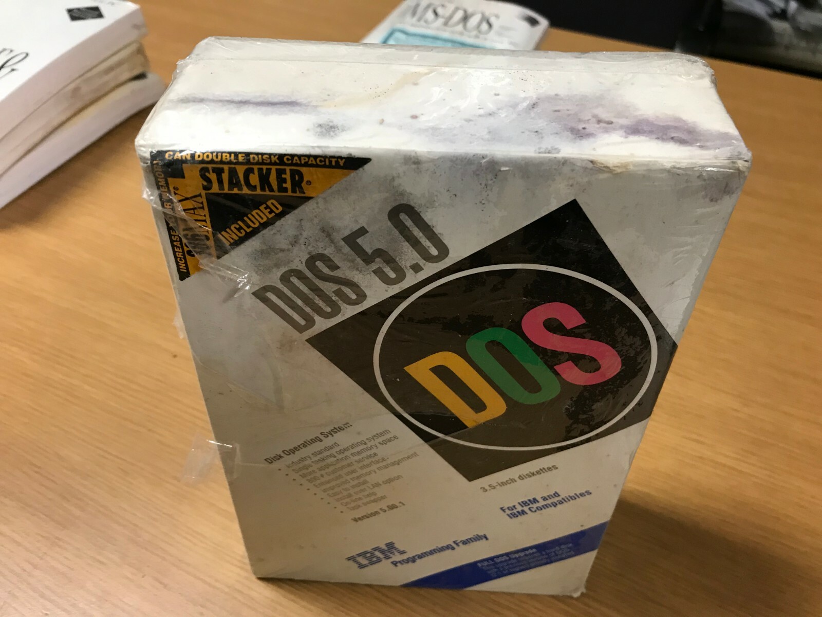 DOS IBM DOS 5.0 3.5-inch diskette Sealed New