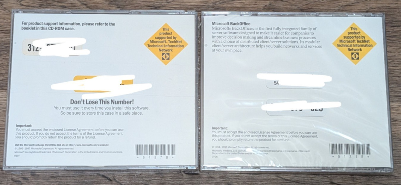 (LOT OF 14) *VINTAGE* MICROSOFT SOFTWARE Windows Server Network Corporate *RARE*