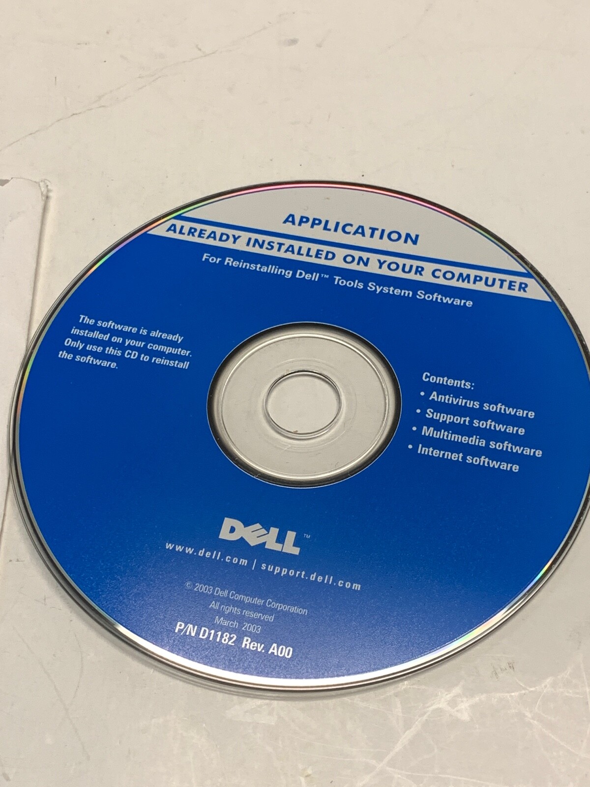 DELL ALREADY INSTALLED ON YOUR COMPUTER APPLICATION TOOLS SYSTEM SOFTWARE (OPEN)