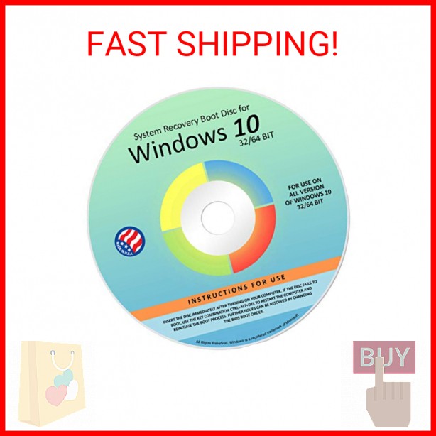 Ralix Reinstall DVD For Windows 10 All Versions 32/64 bit. Recover, Restore, Rep