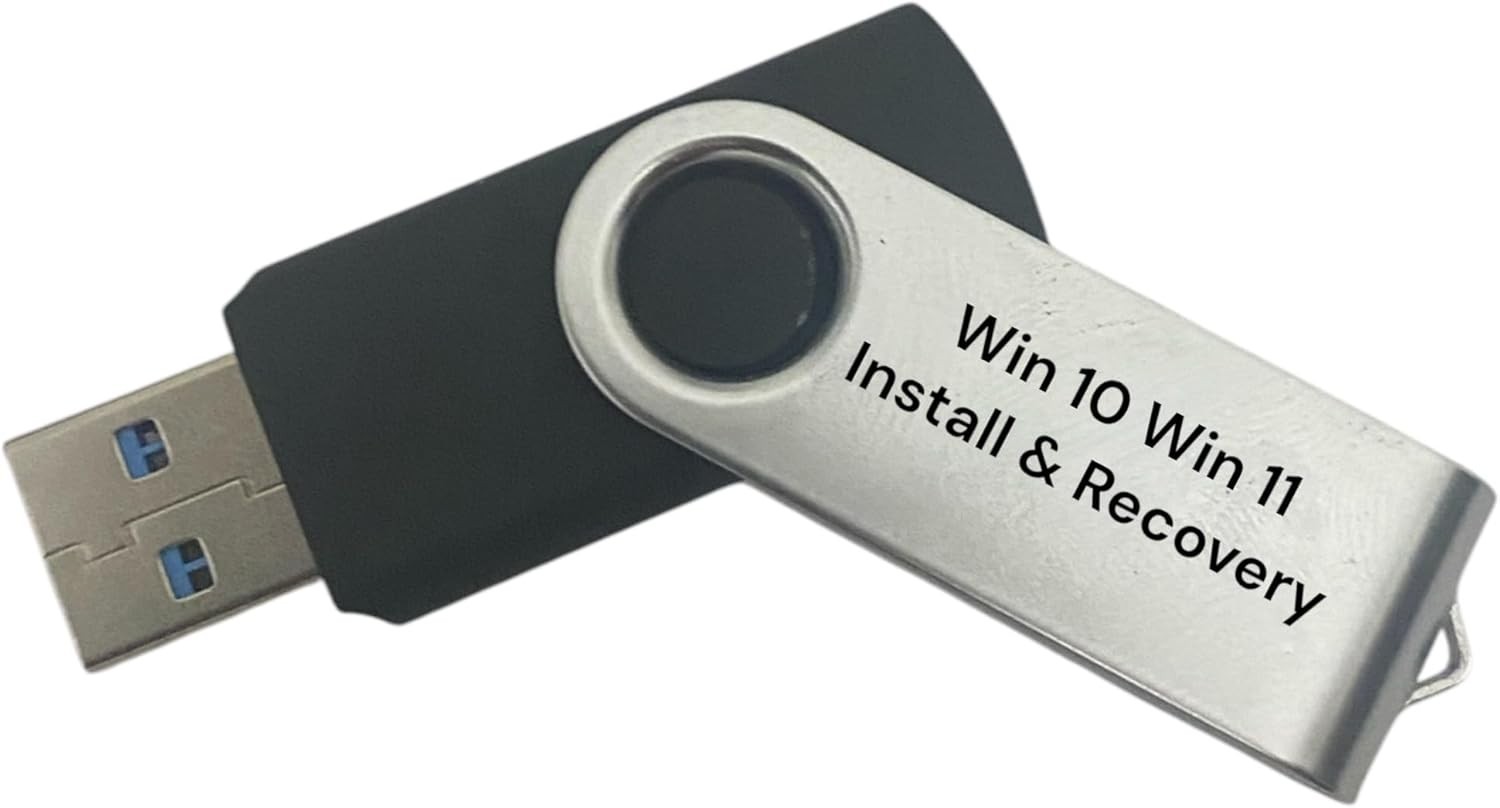 Bootable USB for Install & Reinstall Window 10 and Window 11 with Install Key…