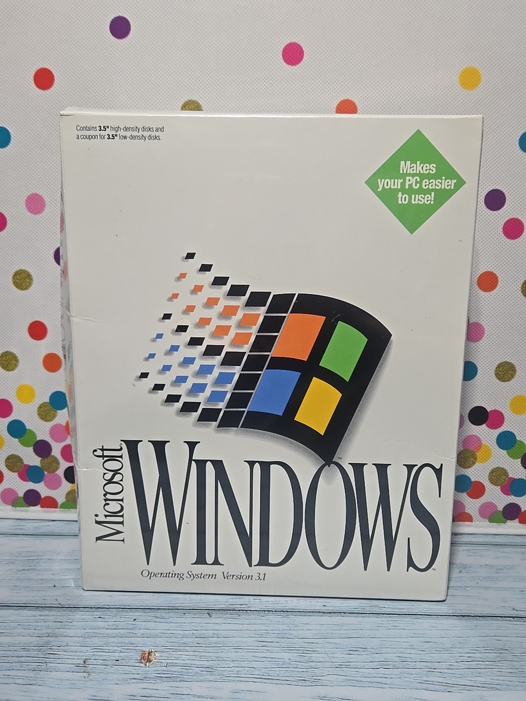 Microsoft Windows 3.1 Operating System with 3.5″ Floppy Disks – Sealed NIP