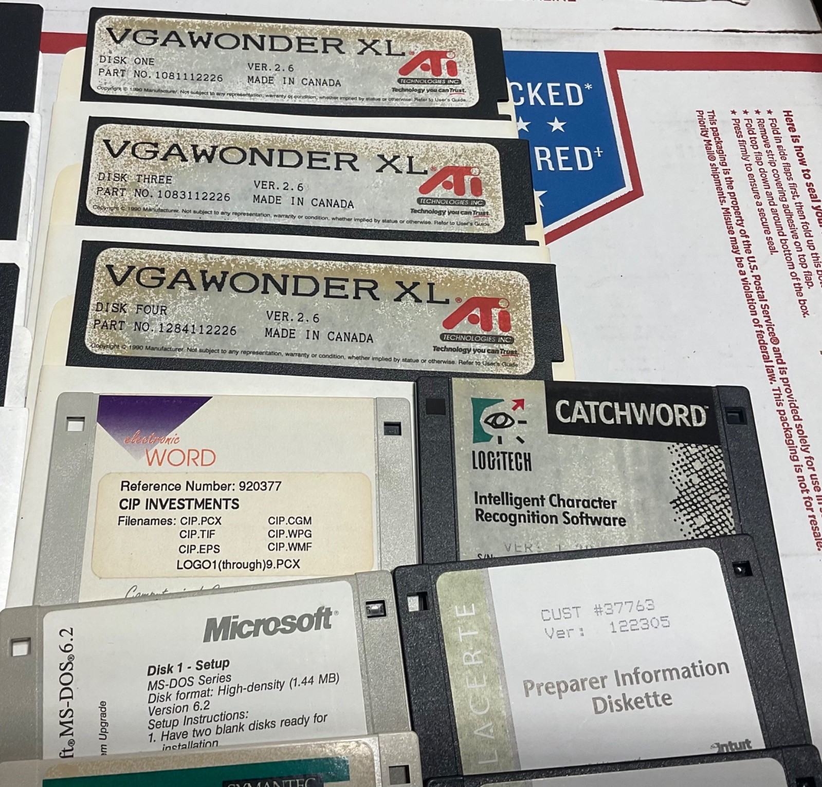 Microsoft MS-DOS Operating System Version 5 5.25″ Floppy Disk Install Plus More