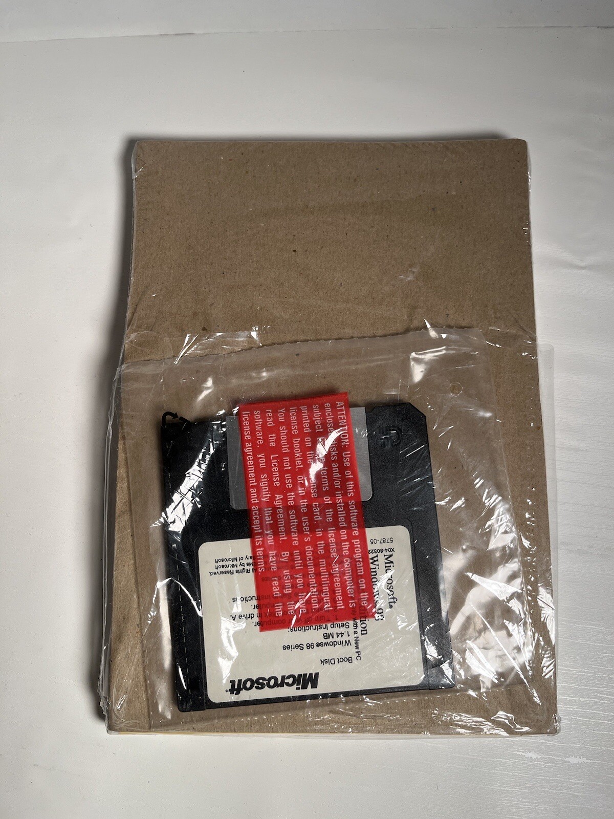 Vntg 98 Windows NEW SEALED Getting Started Book With 3.5 Floppy Product Code PC