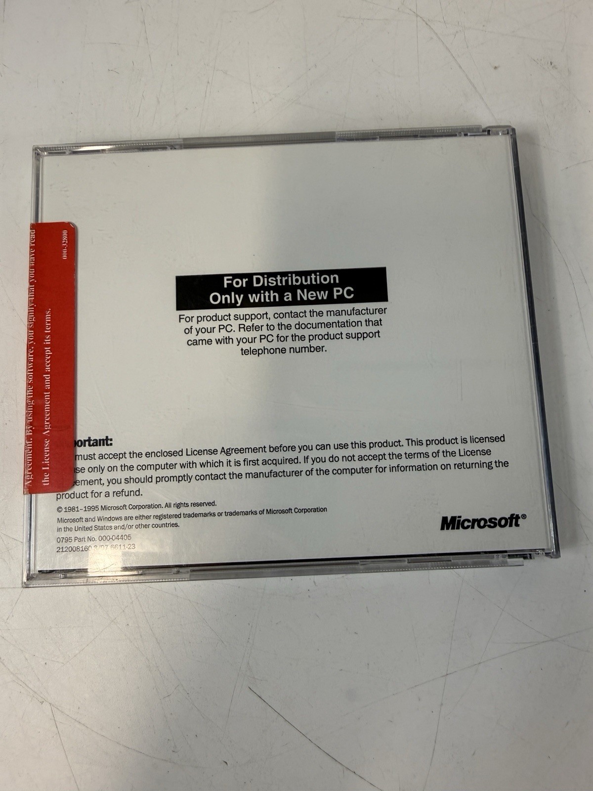 Microsoft Windows 95 Companion CD With USB Support