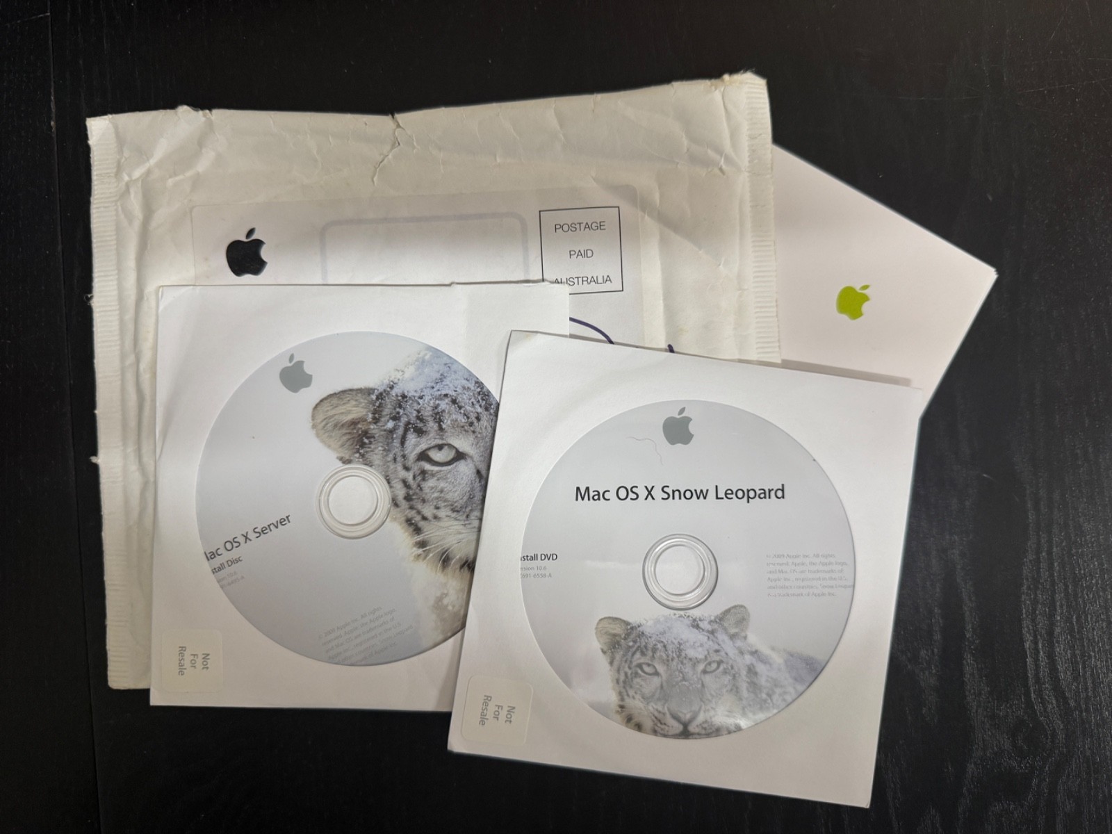 Apple Mac Snow Leopard OS X Server 10.6 plus OSX10.6 Snow Leopard NFR 2009