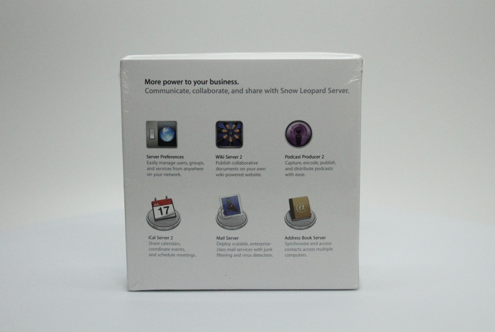 Mac OS X Server v10.6 Snow Leopard Unlimited Client License (MC588Z/A)