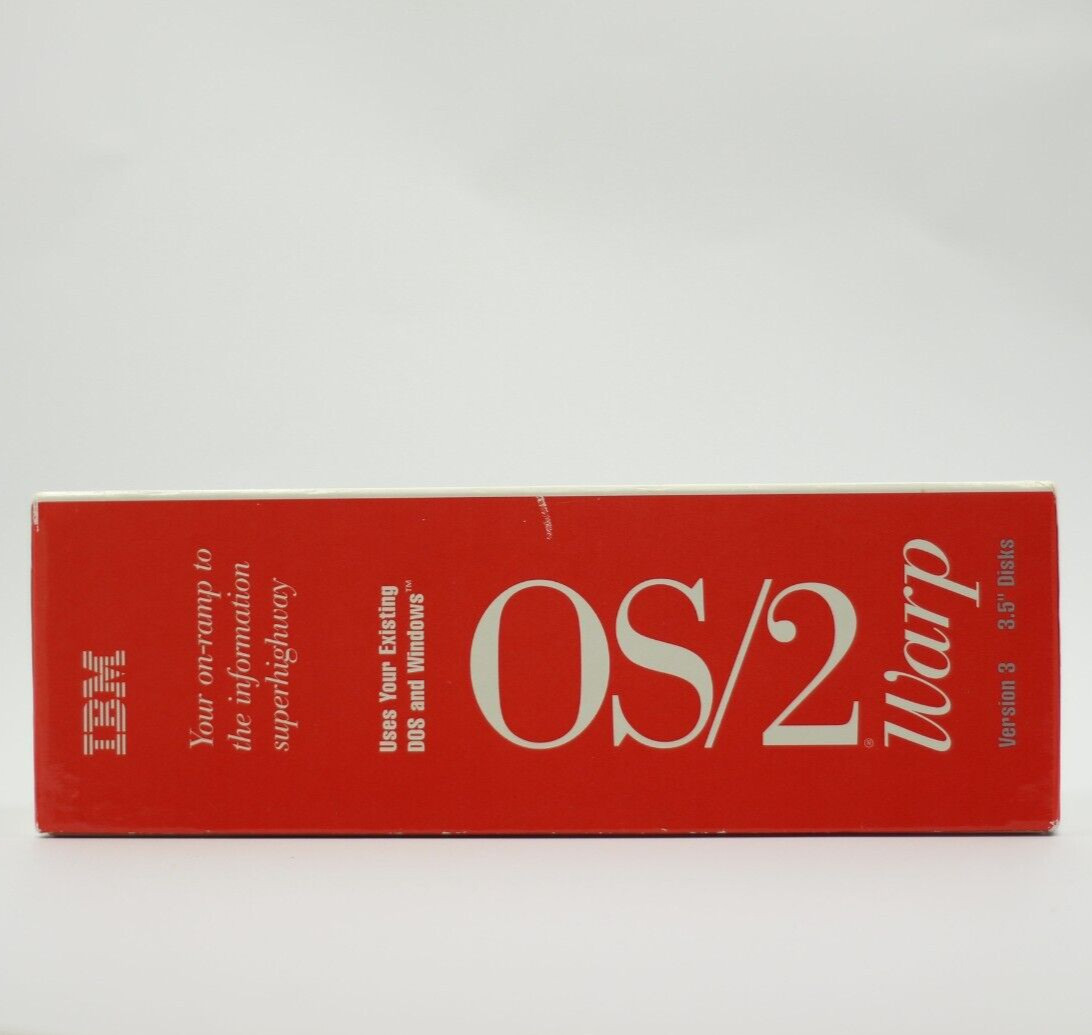 IBM OS/2 WARP Version 3 Plus BonusPak Complete In Box