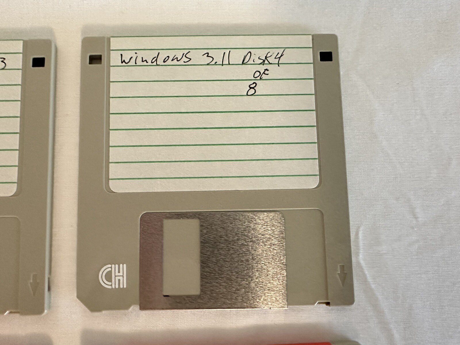 Microsoft Windows 3.11 on 3.5″ Floppy Disk install Workgroups 8 Disks