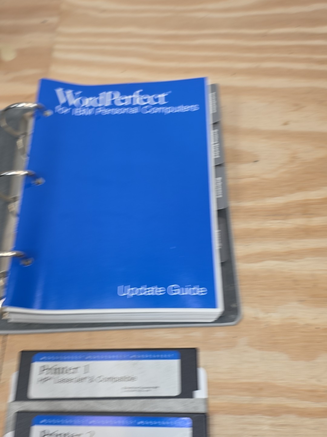 WordPerfect 1988 Installation Set – 5.25” Disks – Manual & Reference – Untested