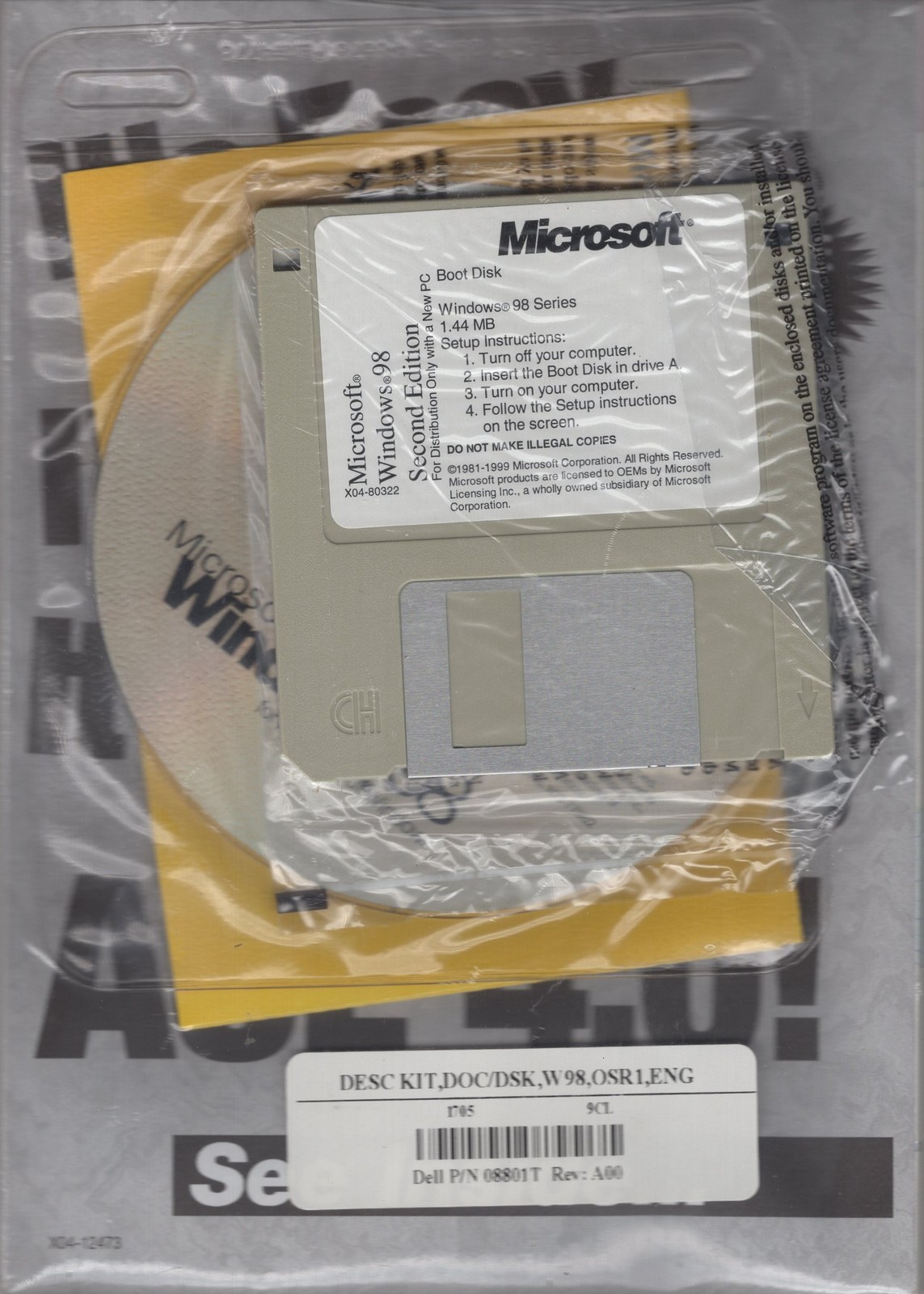 Getting Started Microsoft Windows 98 (In Shrink Wrap)