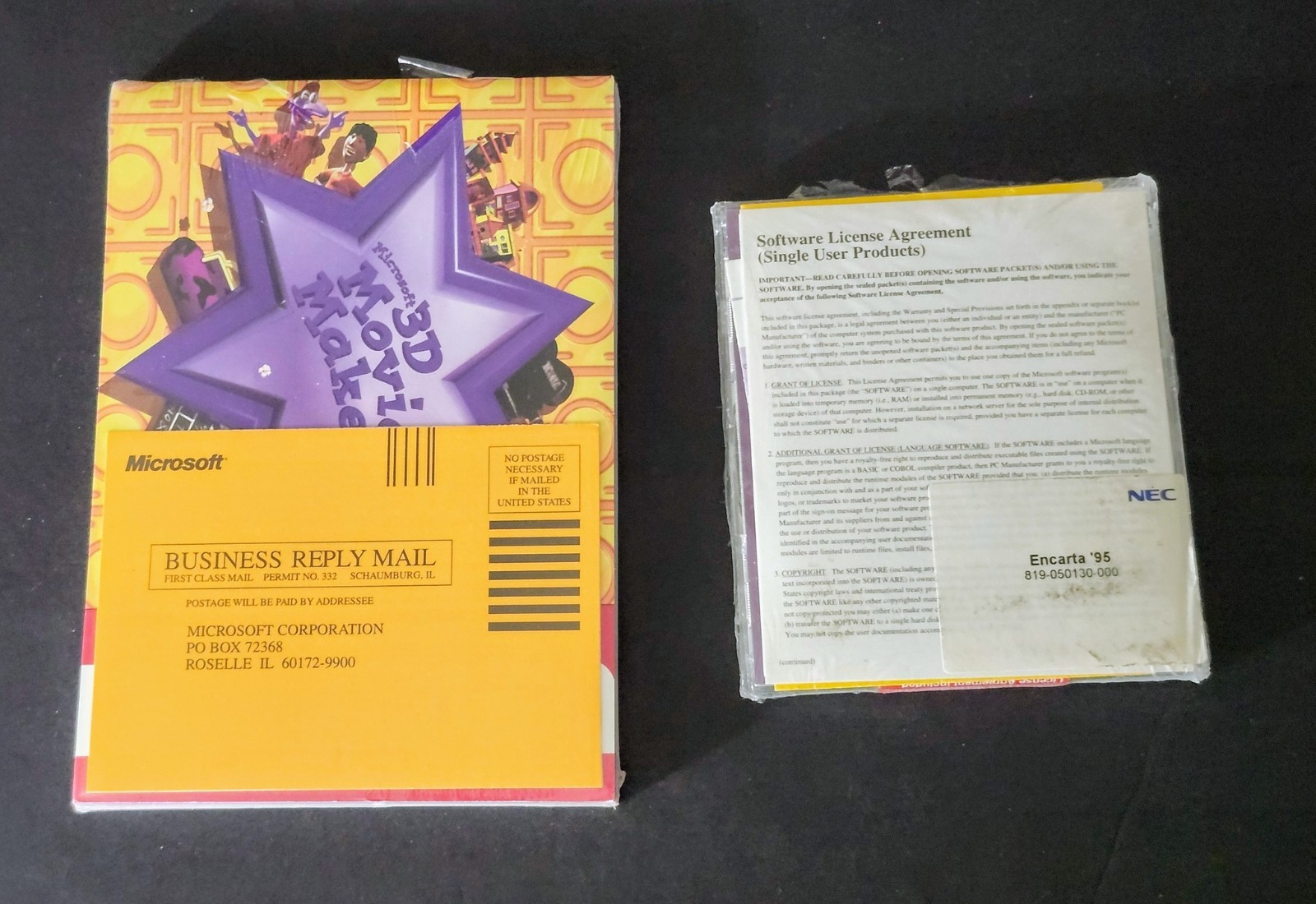 Microsoft Windows 95 Works Money 3.0 Office Visio 2007 4X combo SEALED COA’S