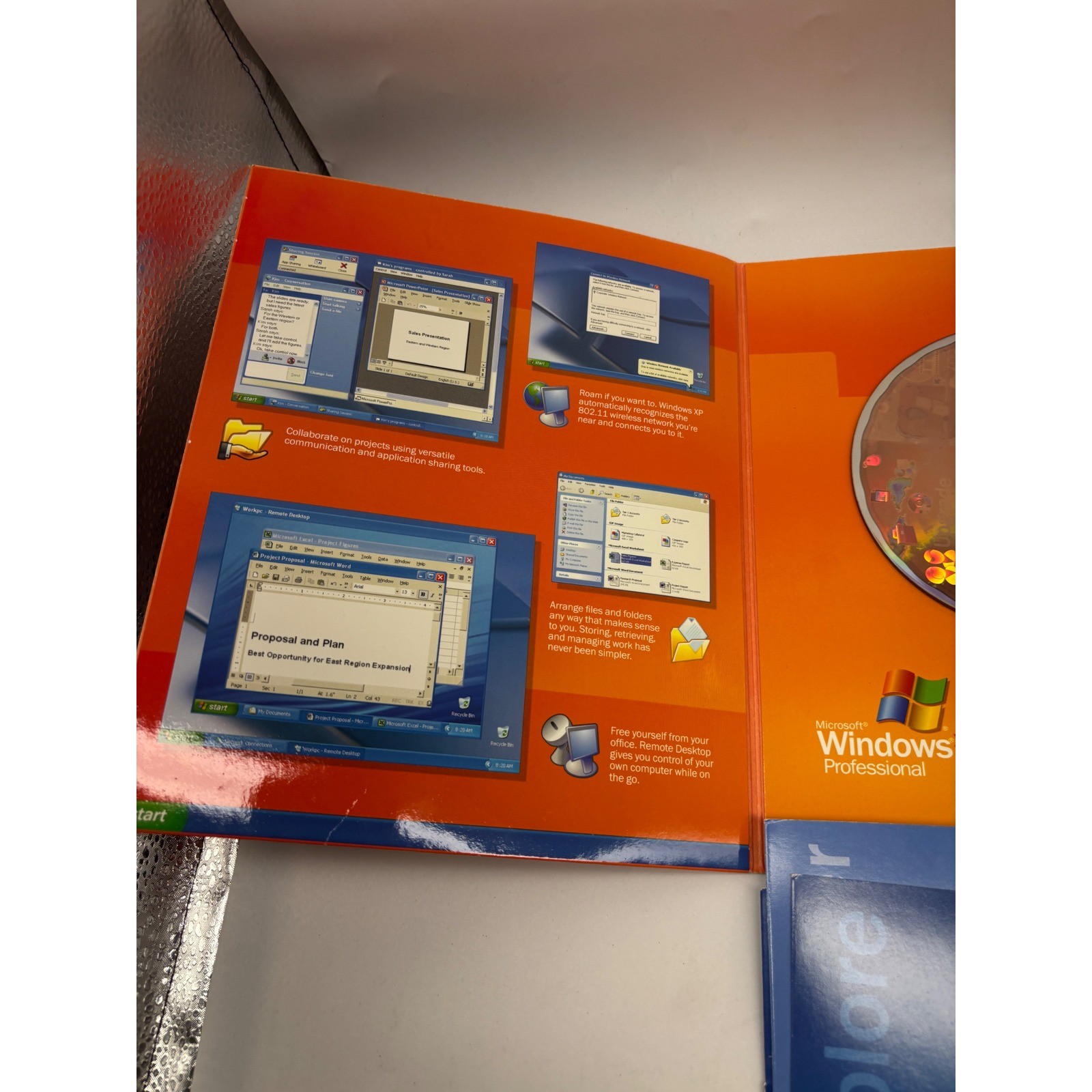 Microsoft Windows XP Professional Version 2002 Service Pack 2 Upgrade CD w Case