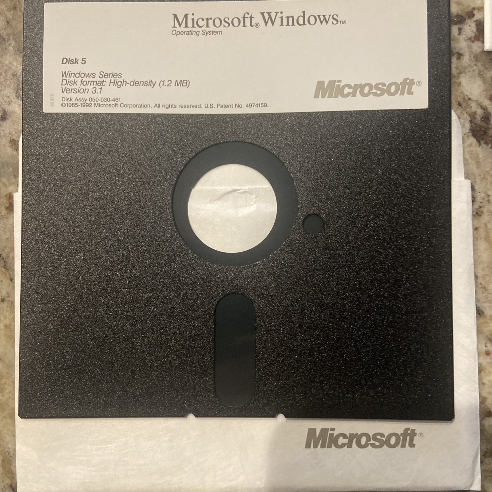 Microsoft Windows Operating System Vintage V 3.1 Floppy Disc Set (1-7) 5.25 Inch