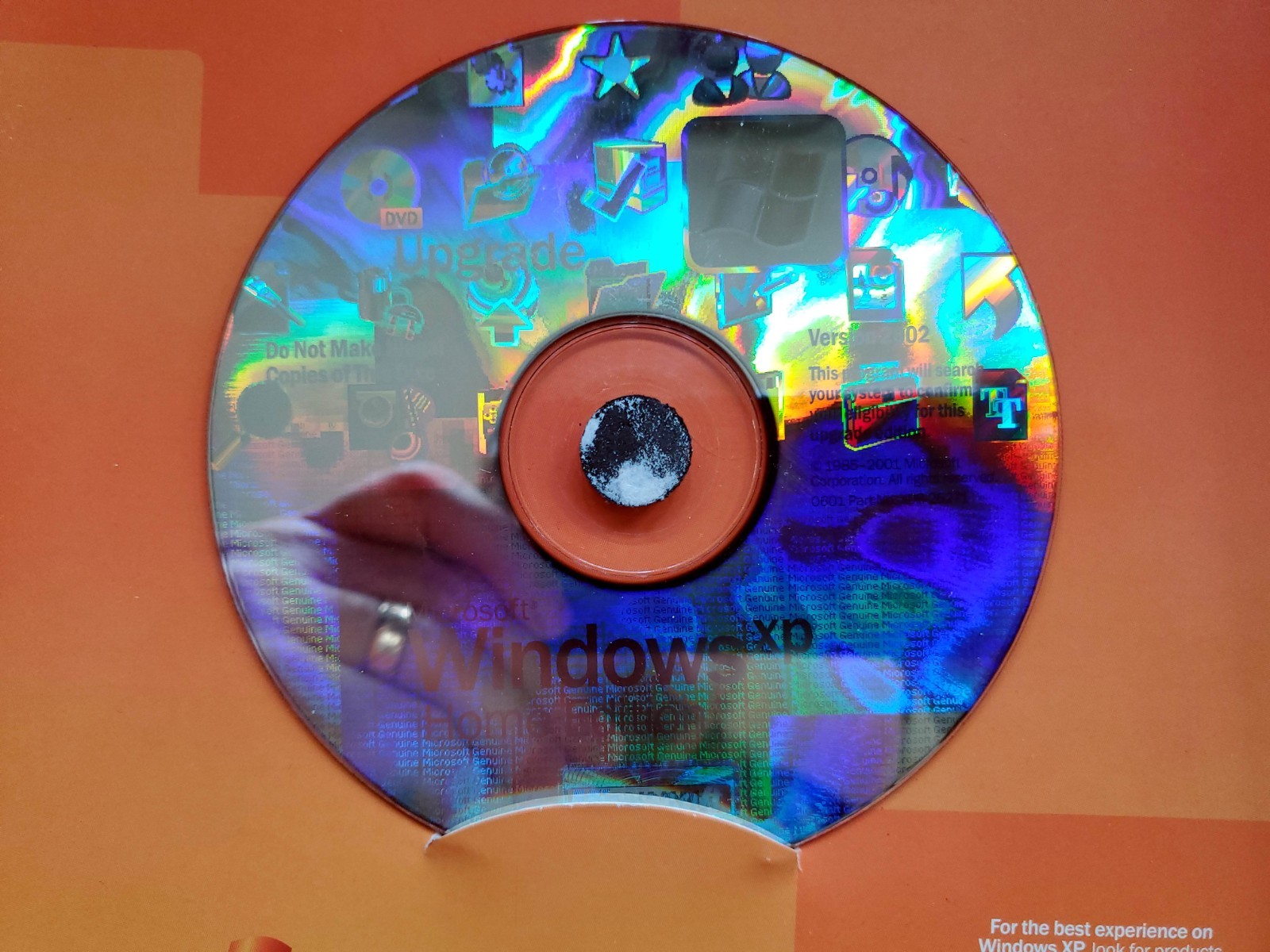 WINDOWS XP HOME EDITION 2002 UPGRADE CD OS with Key in Original Package