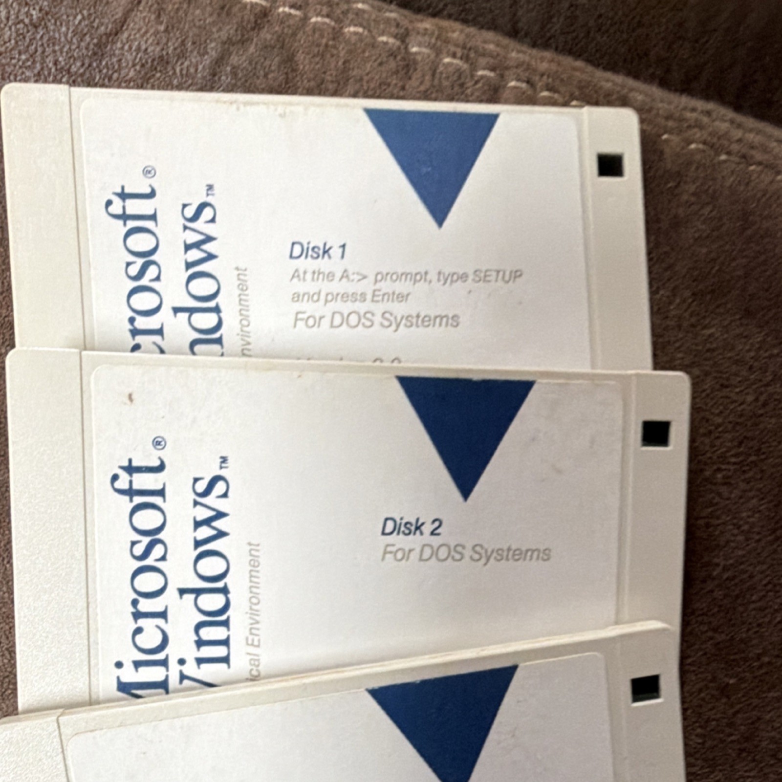 Microsoft Windows Graphical Environment 5.25″ Floppy Disk Set for DOS