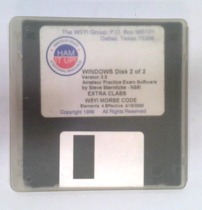 ✅ W5YI~Amateur Practice Exam Software~3.0~3.5″ Disks~Windows~1999~In Case